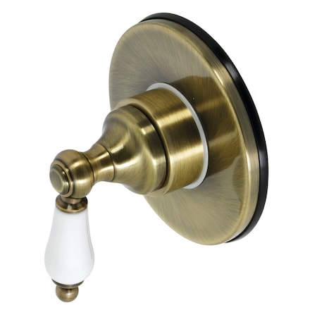 Kingston Brass Diverter Valve, Antique Brass, Wall Mount KS3033PL
